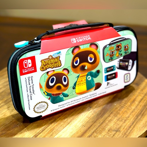 Nintendo Switch Deluxe Travel Game Traveler Case Animal Crossing - Picture 3 of 10